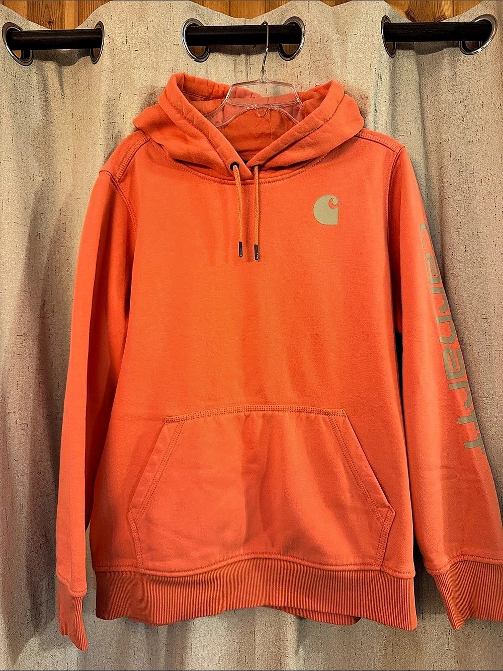 Carhartt Midweight Crewneck? Orange Hoodie Size XL